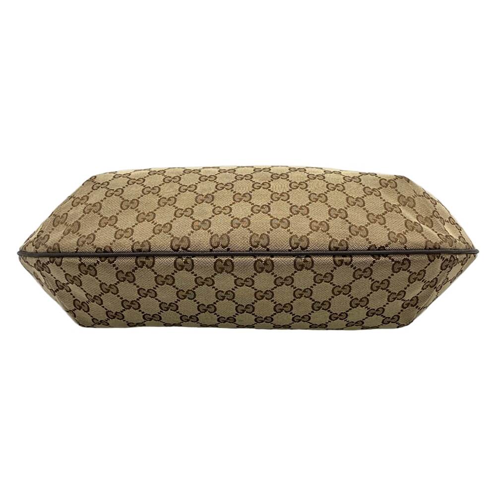 Gucci GG/Shelly Shoulder Bag 189752 Beige Dark Brown Multi Jacquard Leather - Picture 5 of 15